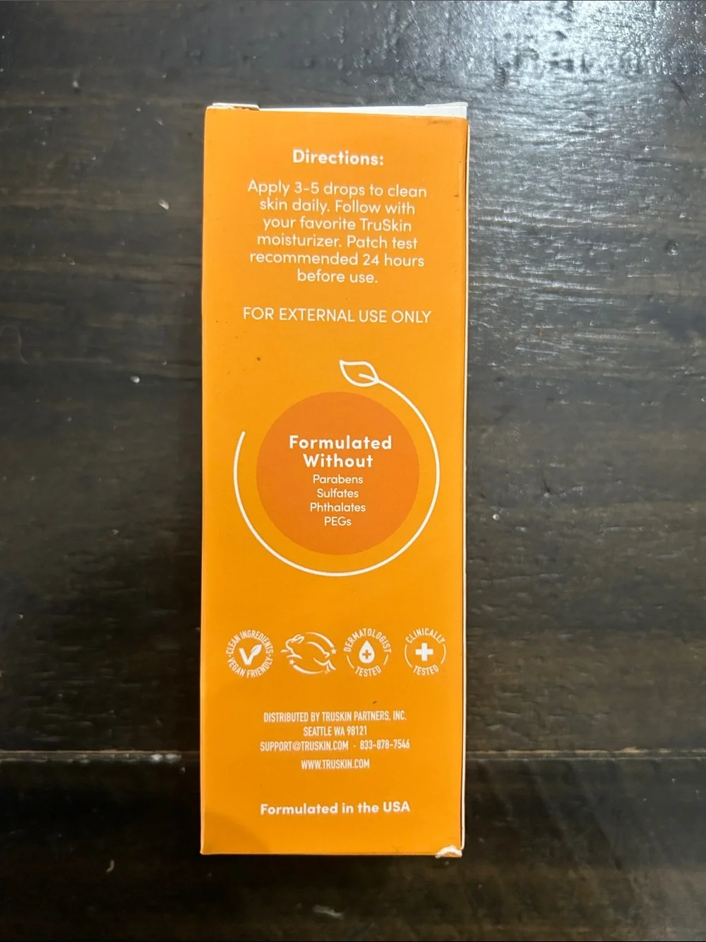 Skin TruSkin Vitamin C Facial Serum - Orange